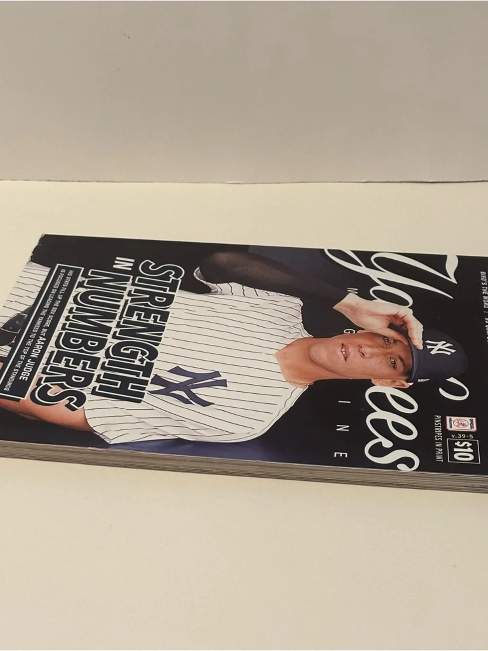 New York Yankees Magazine July 2018 “Strength In Numbers” Aaron Judge On Cover